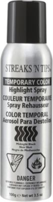 A product thumbnail of Streaks N Tips Temporary Highlight Spray Midnite Black