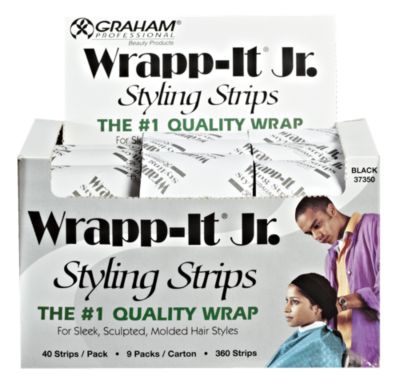 A product thumbnail of Famis Wrapp-It Jr. Black Styling Strips