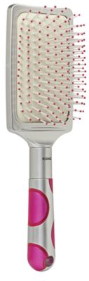 A product thumbnail of Plugged In Pink Dot Paddle Brush