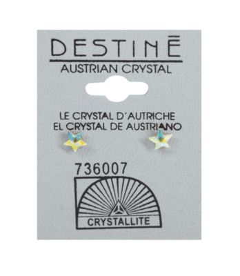 A product thumbnail of Destine Heart-Shaped Austrian Crystal Earrings