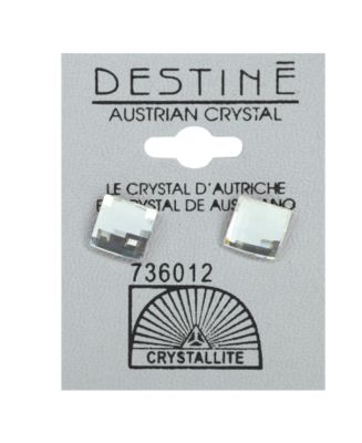 A product thumbnail of Destine Multiple Edge Austrian Crystal Ball Earrings