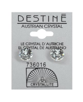 A product thumbnail of Destine Austrian Crystal Stud Earrings