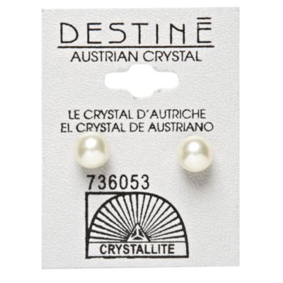 A product thumbnail of Destine White Pearl Earrings