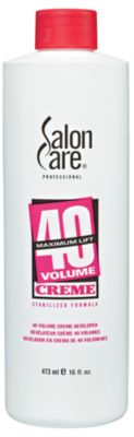 Salon Care 40 Volume Creme Developer 16 oz.