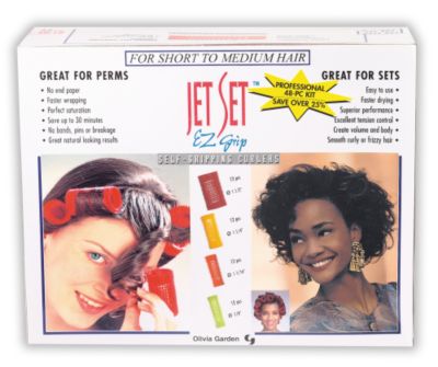 A product thumbnail of Jet Set EZ Grip 48-Piece Curler Set for Shorter Hair