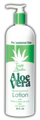 A product thumbnail of Triple Lanolin Aloe Vera Hand & Body Lotion 20 oz.