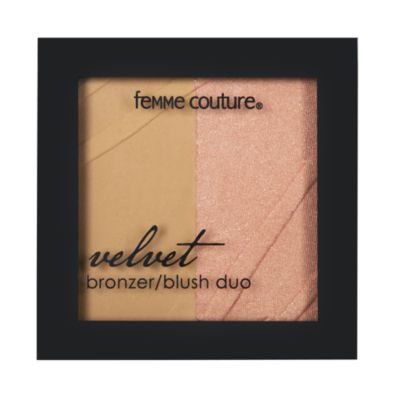A product thumbnail of Femme Couture Velvet Bronzer and Blush Duo Velvet Brownie