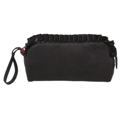 A product thumbnail of Femme Couture Suede Ruffle Clutch