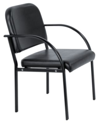 A product thumbnail of Luxe Reception Chair Black LX030B