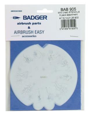 A product thumbnail of Assorted Nail Art Airbrush Stencils 6 Pack