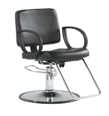 Hannah Styling Chair with Chrome Base