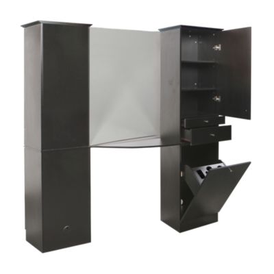 A product thumbnail of Back-to-Back Tower Styling Station Black