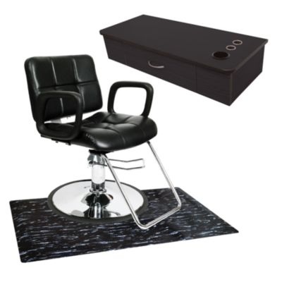 Black Station Package With Rectangle Mat