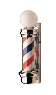 A product thumbnail of Barber Pole 55 with Globe Light