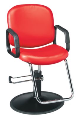 A product thumbnail of Chameleon Styling Chair Red with Black Base