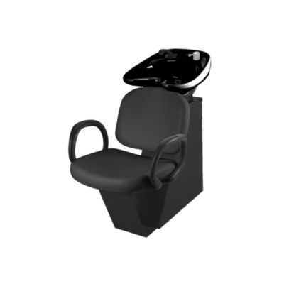 A product thumbnail of Star Backwash Unit Black Chair with Black Bowl