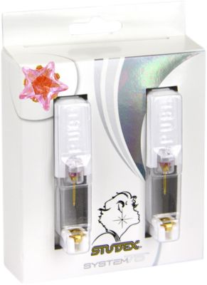 A product thumbnail of Studex Pink Star Cubic Zirconia Piercing Earrings