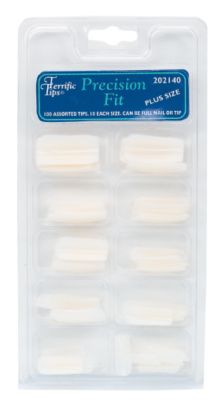 A product thumbnail of Terrific Tips Precision Fit Plus Size Nail Tips
