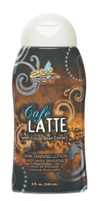 A product thumbnail of Zero to Sexy Cafe Latte Dark Tanning Lotion