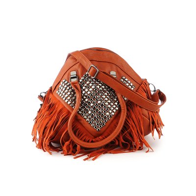 Studded Fringe Bag
