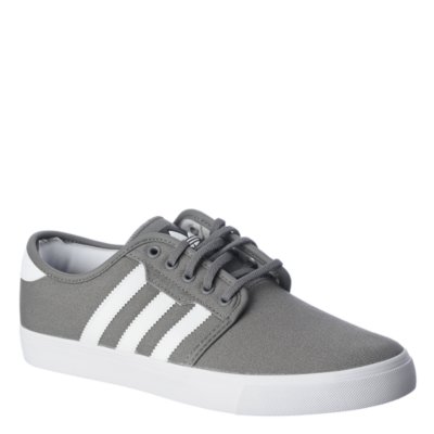 Adidas Seeley grey and white lifestyle skate sneaker