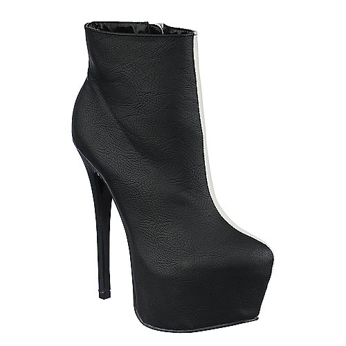 Shiekh Two-Toned Bootie Women's Black/White