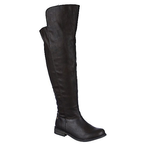 Breckelle's Women's Knee-High Riding Boot Tenesee-17 Brown Western/Riding Boots
