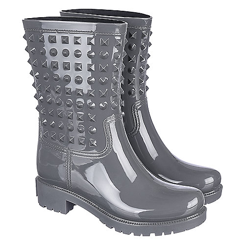 Shiekh Women's Rain Boot Alida-HR-1 Grey Rain Boots