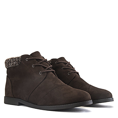 Soda Women's Plash-S Knitted Ankle Boot Brown Ankle Boots