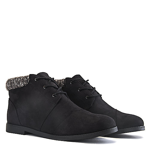 Soda Women's Plash-S Knitted Ankle Boot Black Ankle Boots