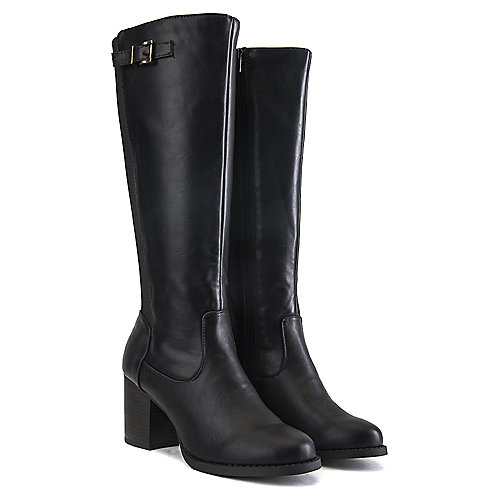 Soda Women's Mart-S Mid-Calf Boot Black Mid-Calf Boots