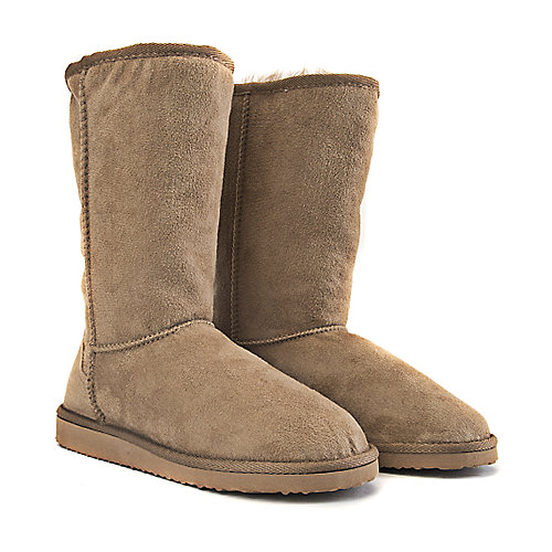 Soda Women's Mid-Calf Boot Song-S Natural Fur Boots