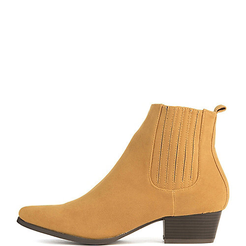 Cape Robbin Women's Aria-8 Ankle Bootie Yellow Ankle Boots