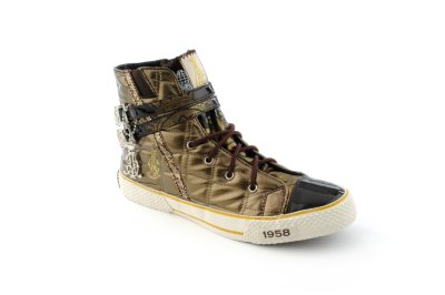 Womens Taupe Strapdown