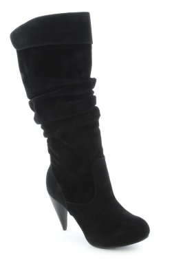 Black Faux Suede