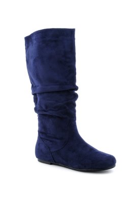 Navy Suede