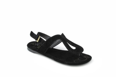 Black Faux Suede