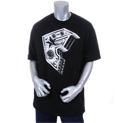 Mens Black Boom Boh Tee