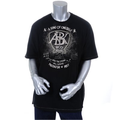 Mens Black Solidity Tee