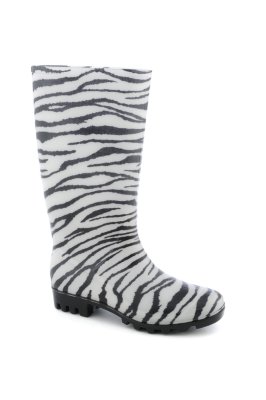 NATURE BREEZE Rain 02 Zebra Rain Boots