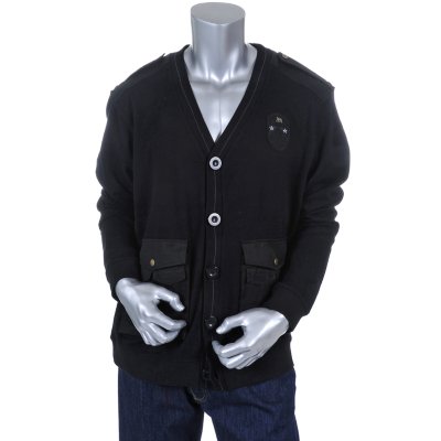 Mens Jav Cardigan Camp
