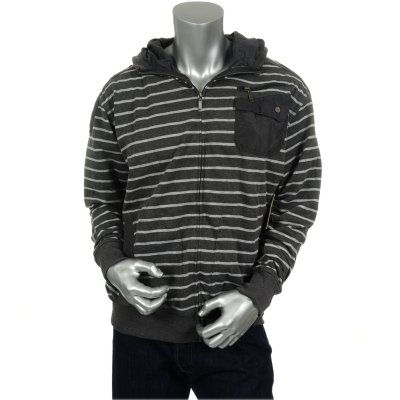 Mens Striped Hoodie