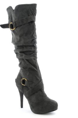 Grey Suede PU