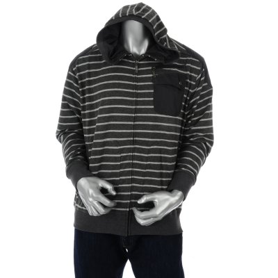 Mens Striped Hoodie