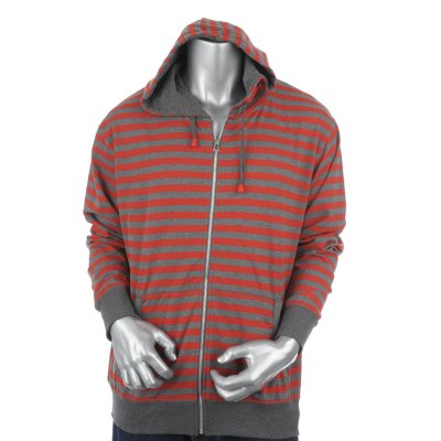 Mens Striped Hoodie