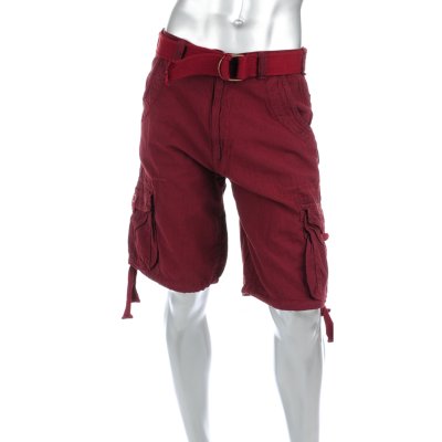Mens Chambray Cargo Shorts