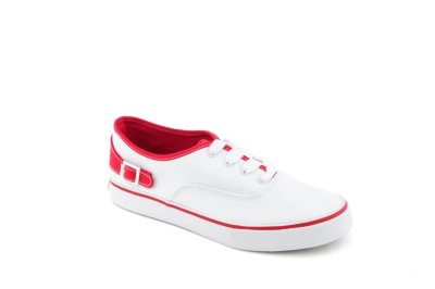 White/Red Canvas