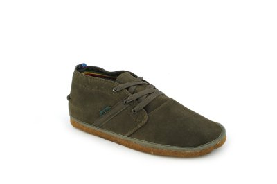 Olive Green Seude