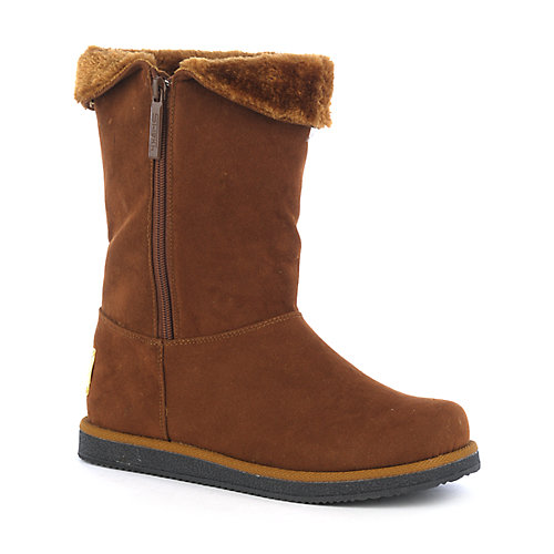 Shiekh Womens Urban Tan Fur Boots