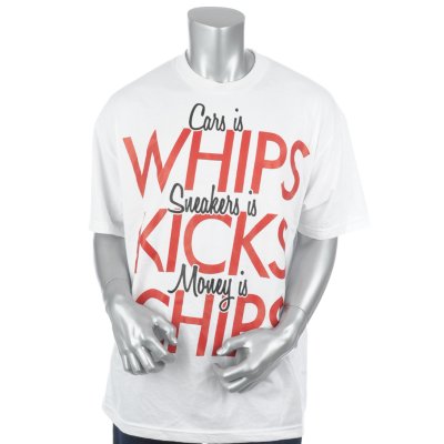 Mens Whips Kicks & Chips Tee